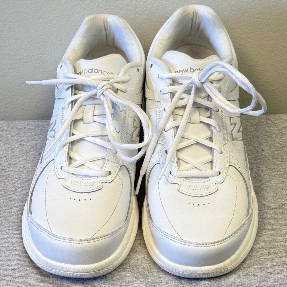New Balance 577 SL-2 Shoes Mens 10.5 B Womens 12 WW577WT ABZORB White Walking - Picture 2 of 9